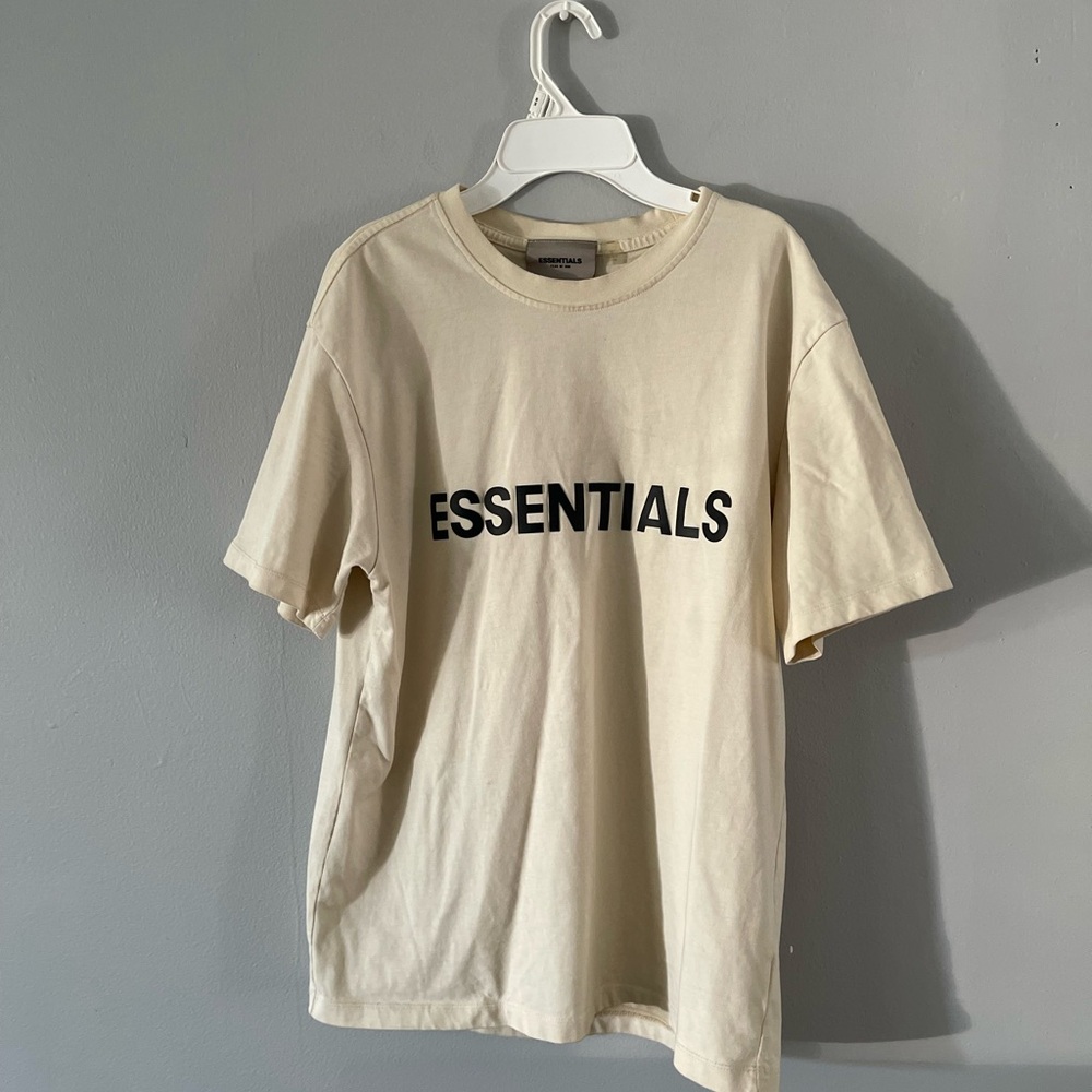 Essentials Cream T-Shirt